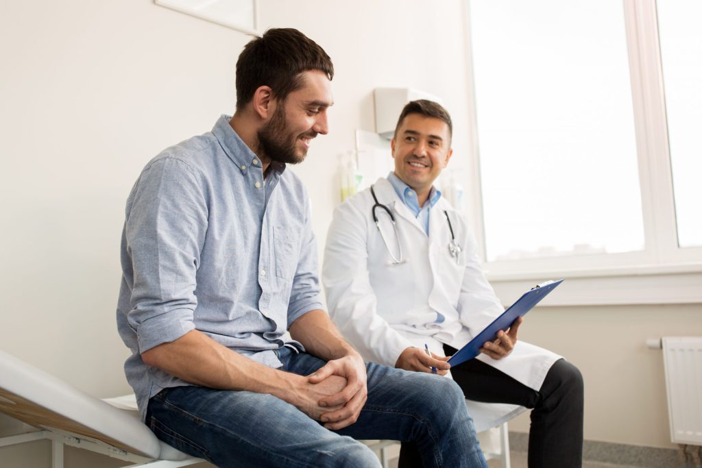 man at a Vasectomy Reversal consultation